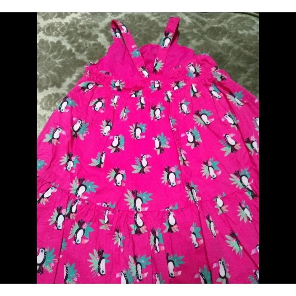 Gymboree Jungle Brights Toucan Dress And Socks 5t
